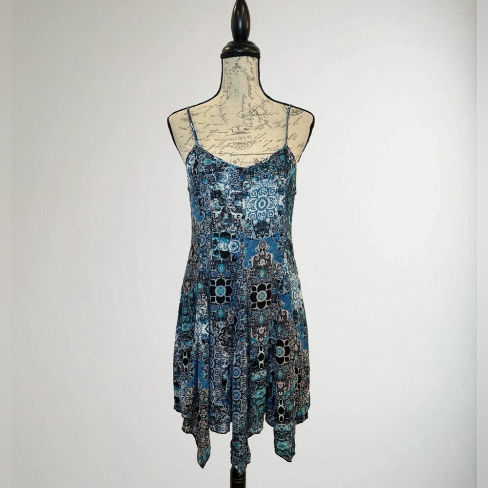 Lily Rose Handkerchief Spaghetti Strap Dress